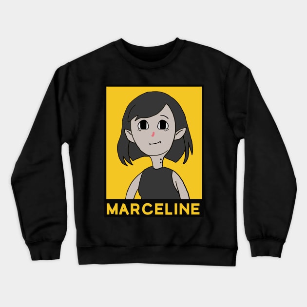 Marceline Ugly Face Crewneck Sweatshirt by HijriFriza